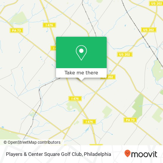 Mapa de Players & Center Square Golf Club