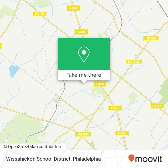 Mapa de Wissahickon School District