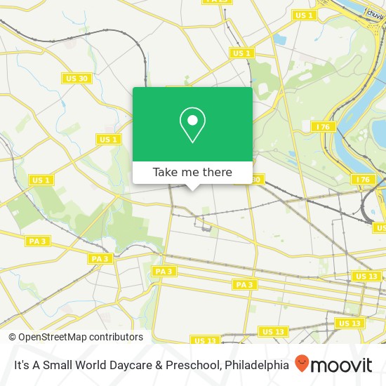 Mapa de It's A Small World Daycare & Preschool