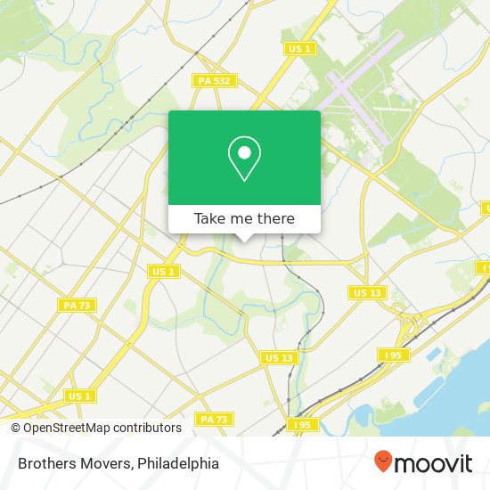 Brothers Movers map