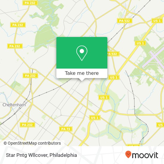 Star Pntg Wllcover map