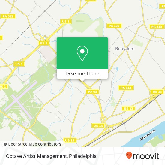 Octave Artist Management map