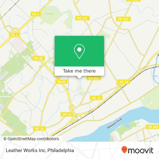 Mapa de Leather Works Inc