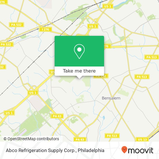 Abco Refrigeration Supply Corp. map