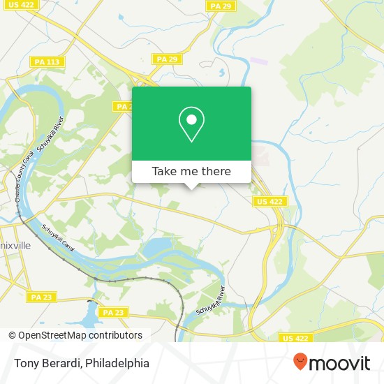 Tony Berardi map