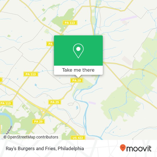 Mapa de Ray's Burgers and Fries