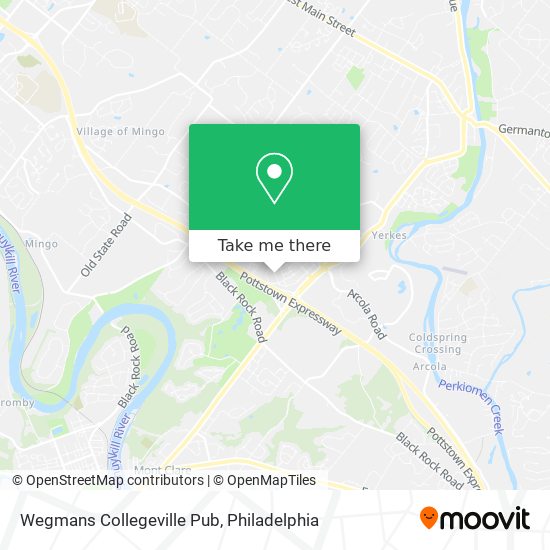 Wegmans Collegeville Pub map