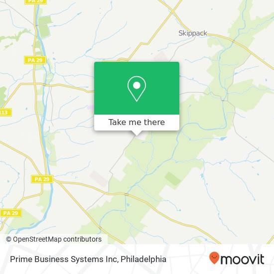 Mapa de Prime Business Systems Inc