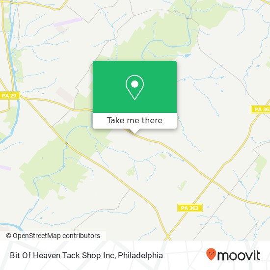 Bit Of Heaven Tack Shop Inc map