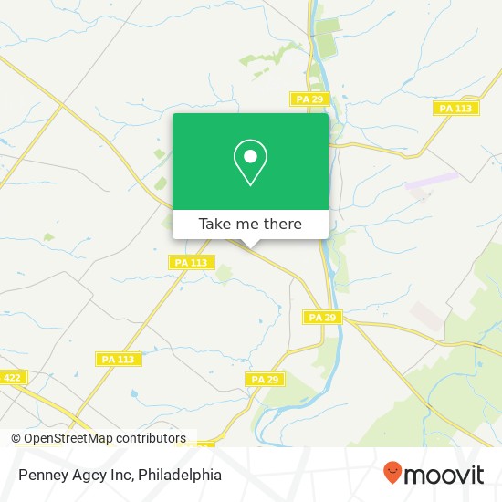 Mapa de Penney Agcy Inc