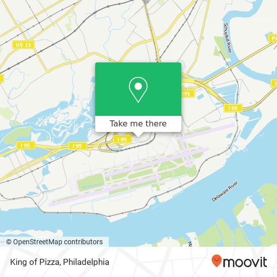 Mapa de King of Pizza