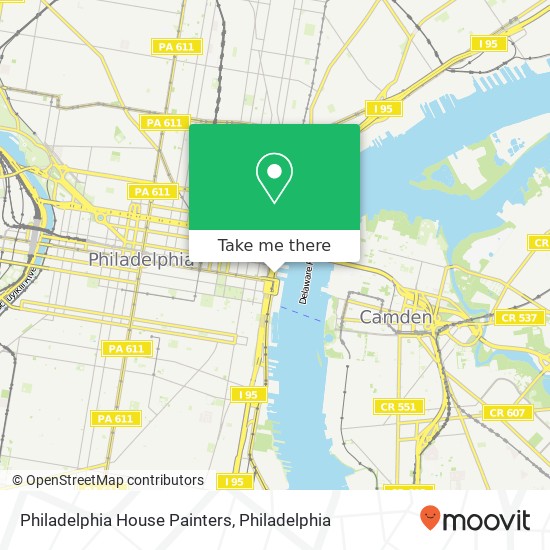 Mapa de Philadelphia House Painters