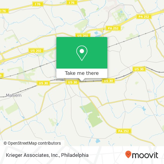 Krieger Associates, Inc. map