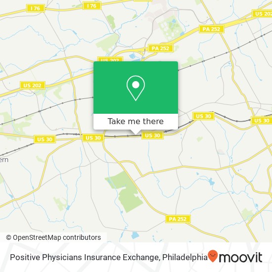 Positive Physicians Insurance Exchange map