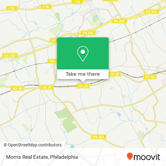 Morris Real Estate map