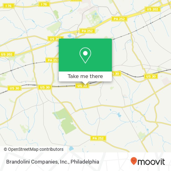 Mapa de Brandolini Companies, Inc.