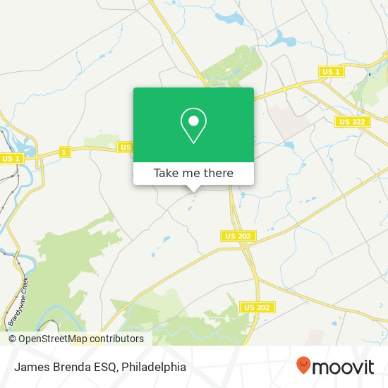 James Brenda ESQ map