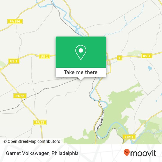 Garnet Volkswagen map