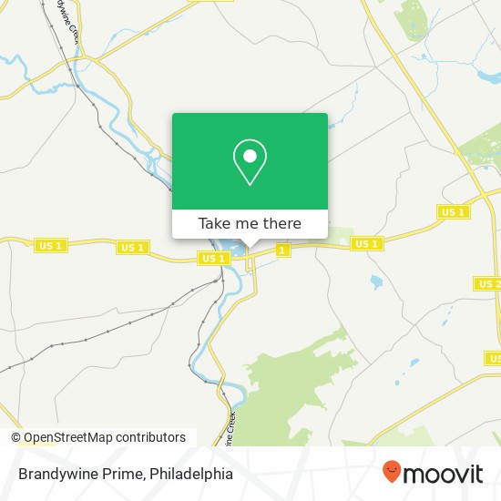 Brandywine Prime map