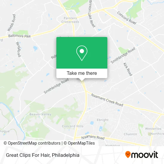 Great Clips For Hair map