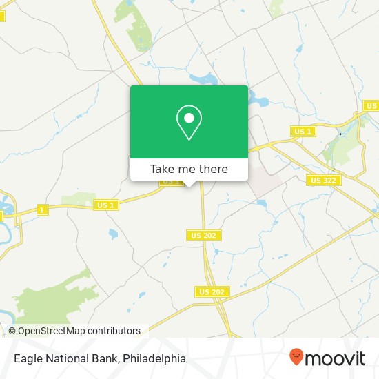 Eagle National Bank map