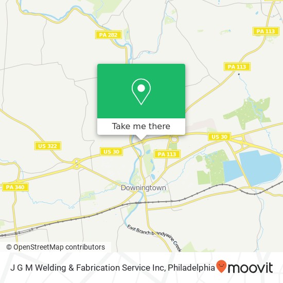 J G M Welding & Fabrication Service Inc map