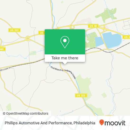 Phillips Automotive And Performance map