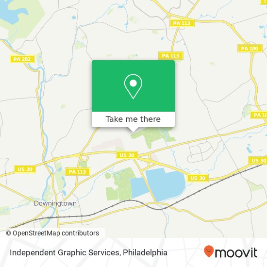 Independent Graphic Services map