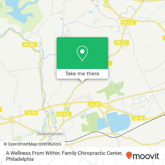 A Wellness From Within: Family Chiropractic Center map