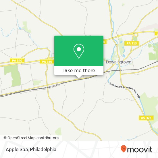 Apple Spa map