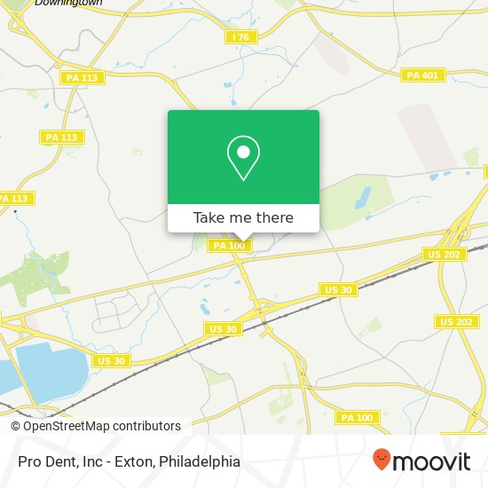 Mapa de Pro Dent, Inc - Exton