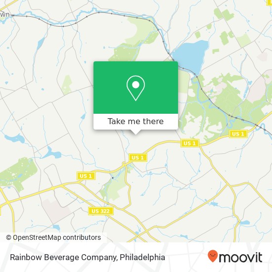 Mapa de Rainbow Beverage Company