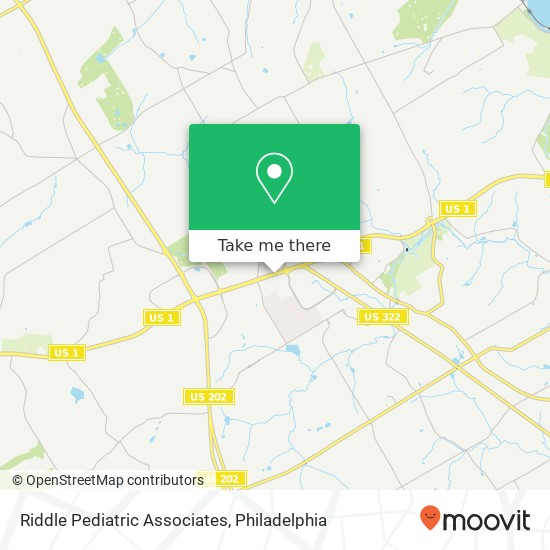 Riddle Pediatric Associates map