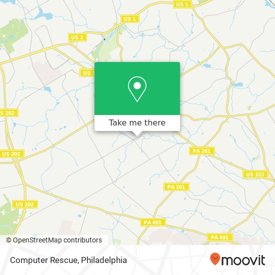 Computer Rescue map
