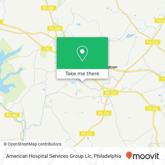 Mapa de American Hospital Services Group Llc