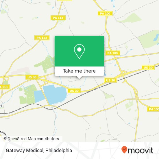 Gateway Medical map