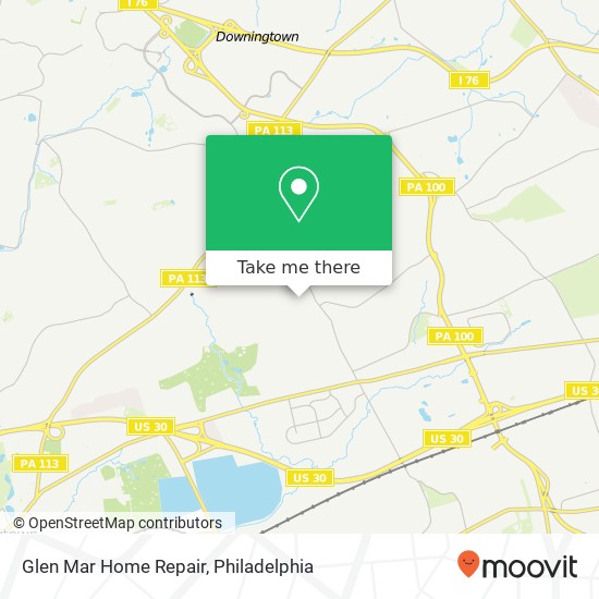 Glen Mar Home Repair map