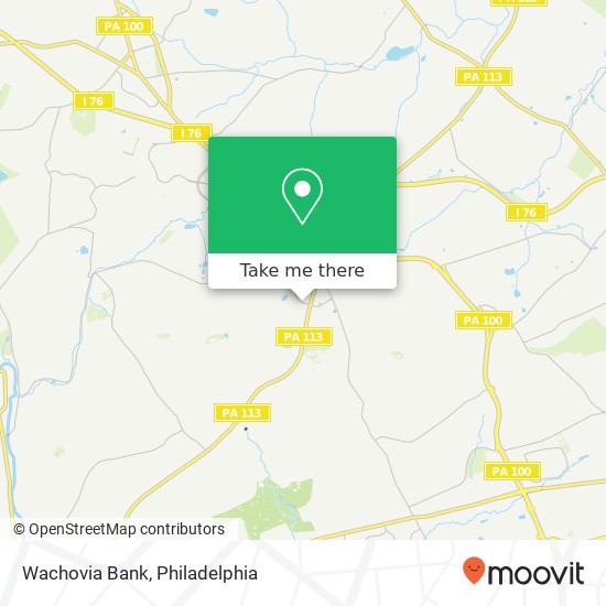 Wachovia Bank map