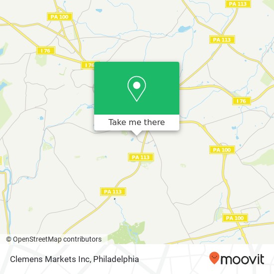 Clemens Markets Inc map