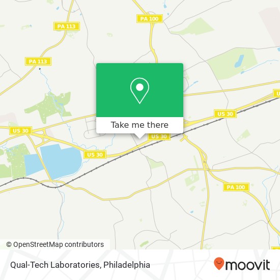 Mapa de Qual-Tech Laboratories