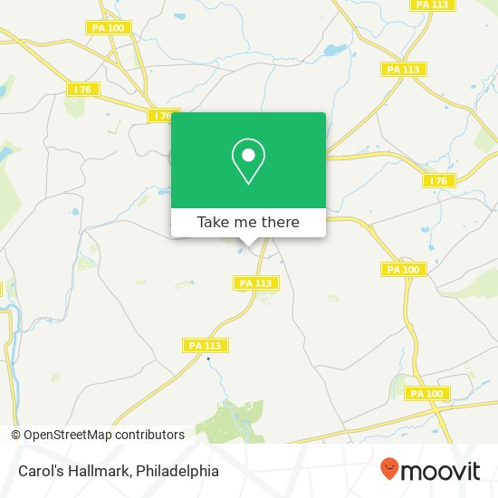 Carol's Hallmark map