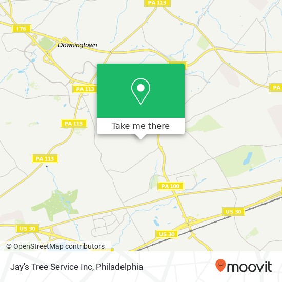 Mapa de Jay's Tree Service Inc