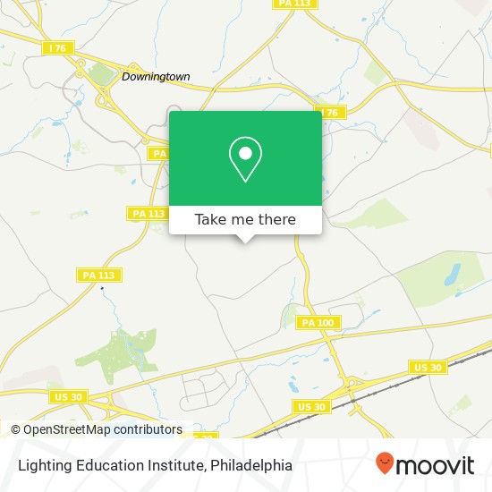 Lighting Education Institute map