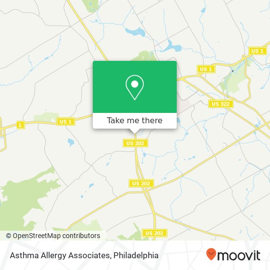 Mapa de Asthma Allergy Associates