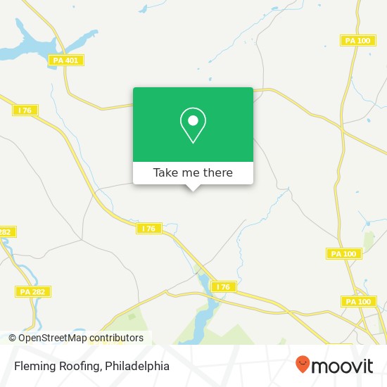 Fleming Roofing map
