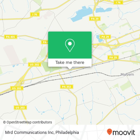 Mrd Communications Inc map