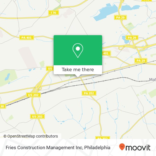 Fries Construction Management Inc map