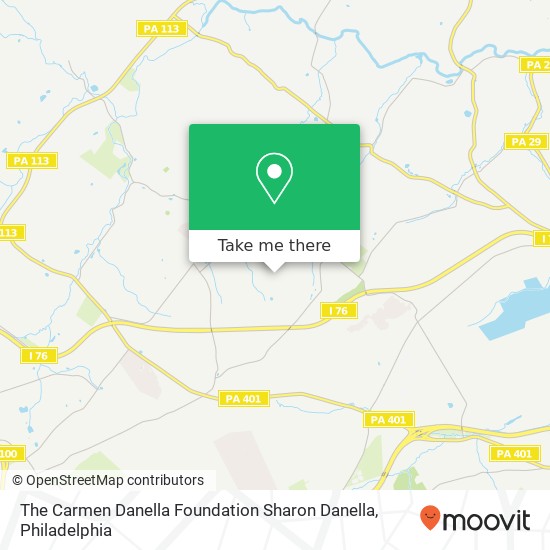 Mapa de The Carmen Danella Foundation Sharon Danella