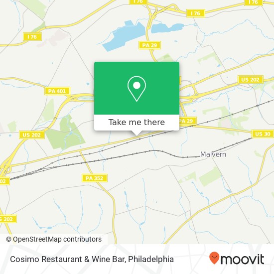 Mapa de Cosimo Restaurant & Wine Bar