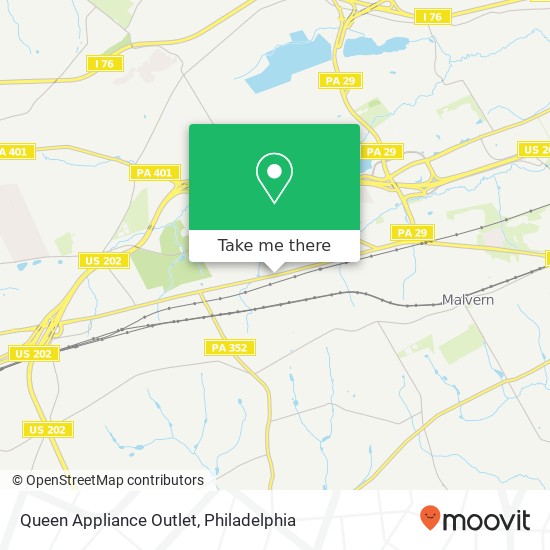 Mapa de Queen Appliance Outlet